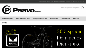 What Paavobikes.com website looked like in 2017 (7 years ago)