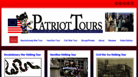 What Patriottoursnyc.com website looked like in 2017 (7 years ago)