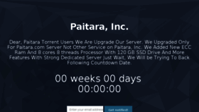 What Paitara.com website looked like in 2017 (7 years ago)