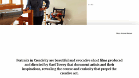 What Portraitsincreativity.com website looked like in 2017 (7 years ago)