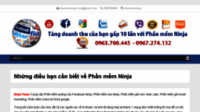 What Phanmemninja.com website looked like in 2017 (8 years ago)