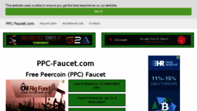 What Ppc-faucet.com website looked like in 2017 (7 years ago)