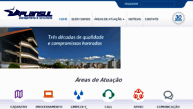 What Plansul.com.br website looked like in 2017 (7 years ago)