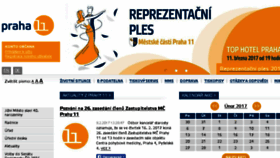 What Praha11.cz website looked like in 2017 (7 years ago)