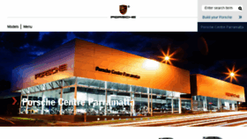 What Porschecentreparramatta.com.au website looked like in 2017 (8 years ago)