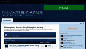 What Philosophie-raum.de website looked like in 2017 (7 years ago)