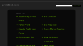 What Profitbid.com website looked like in 2017 (7 years ago)