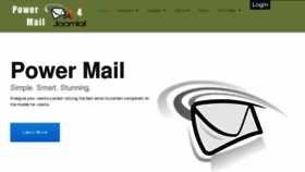 What Powermail4joomla.com website looked like in 2017 (7 years ago)