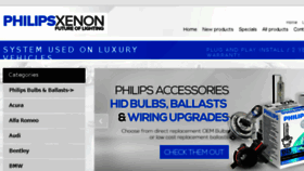 What Philipsxenon.com website looked like in 2017 (7 years ago)