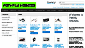 What Parkflyhobbies.co.za website looked like in 2017 (7 years ago)