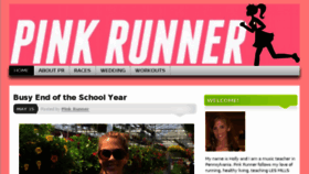 What Pink-runner.com website looked like in 2017 (7 years ago)