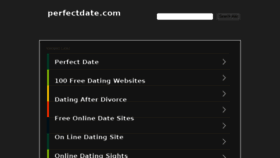What Perfectdate.com website looked like in 2017 (7 years ago)