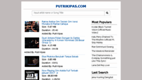 What Putrikipas.com website looked like in 2017 (7 years ago)