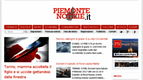 What Piemontenotizie.it website looked like in 2017 (7 years ago)