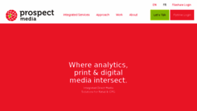 What Prospectmedia.com website looked like in 2017 (7 years ago)