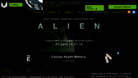 What Prometheus-movie.com website looked like in 2017 (7 years ago)