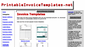 What Printableinvoicetemplates.net website looked like in 2017 (7 years ago)