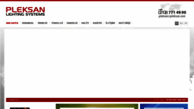 What Pleksan.com website looked like in 2017 (7 years ago)