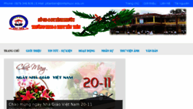 What Ptthtantien.edu.vn website looked like in 2017 (7 years ago)