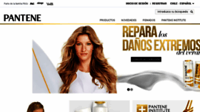 What Pantene.cl website looked like in 2017 (7 years ago)