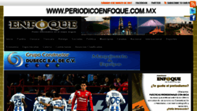 What Periodicoenfoque.mx website looked like in 2017 (8 years ago)