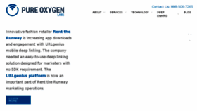 What Pureoxygenmobile.com website looked like in 2017 (7 years ago)