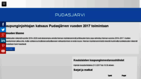 What Pudasjarvi.fi website looked like in 2017 (7 years ago)