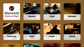 What Piano-maiwald.de website looked like in 2017 (8 years ago)