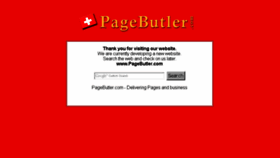 What Pagebutler.com website looked like in 2017 (7 years ago)