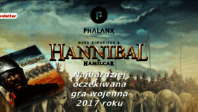 What Phalanxgames.pl website looked like in 2017 (7 years ago)