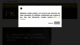 What Perfumehombre.es website looked like in 2017 (7 years ago)