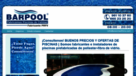 What Piscinasfibra.com website looked like in 2017 (7 years ago)