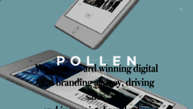What Pollenlondon.com website looked like in 2017 (7 years ago)