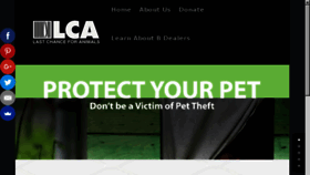 What Pettheft.com website looked like in 2017 (7 years ago)