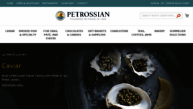 What Petrossian.com website looked like in 2017 (7 years ago)