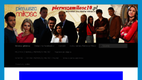 What Pierwszamilosc10.pl website looked like in 2017 (7 years ago)