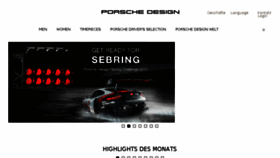What Porschesdesign.com website looked like in 2017 (7 years ago)