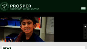 What Prosper-isd.net website looked like in 2017 (7 years ago)