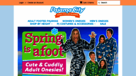 What Pajamacity.com website looked like in 2017 (7 years ago)