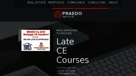 What Praedo.com website looked like in 2017 (7 years ago)