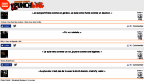 What Punchline.fr website looked like in 2017 (7 years ago)