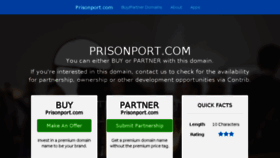 What Prisonport.com website looked like in 2017 (7 years ago)