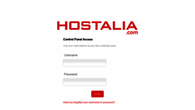 What Panel.hostalia.com website looked like in 2017 (7 years ago)