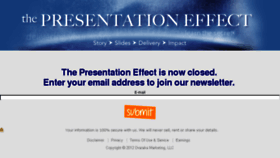 What Presentationeffect.com website looked like in 2017 (7 years ago)