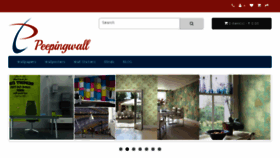 What Peepingwall.com website looked like in 2017 (7 years ago)