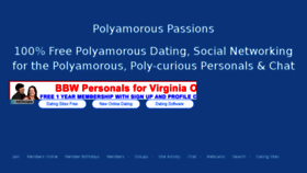 What Polyamorouspassions.com website looked like in 2017 (7 years ago)