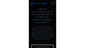 What Portfoliostrat.com website looked like in 2017 (7 years ago)