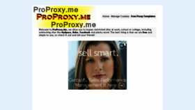 What Proproxy.me website looked like in 2017 (7 years ago)