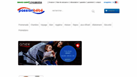 What Passionbebe.fr website looked like in 2017 (7 years ago)