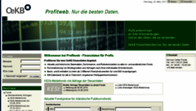 What Profitweb.at website looked like in 2017 (7 years ago)